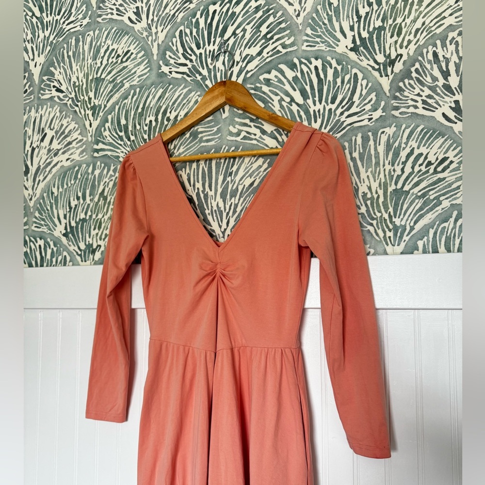 Pink KristinIt Pina Ballet Dress Knee Length, V-neck, in Women’s Small - Picture 3 of 5